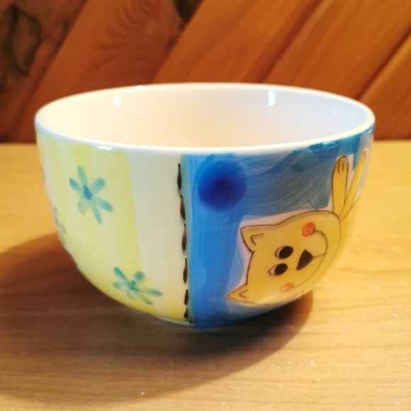 Large Handpainted Cat Cup - Picture 3 of 7